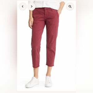 EileenFrank & Eileen - Wicklow Italian Chino Jeans Wine Color Size 2
